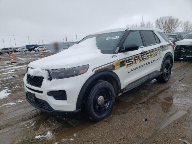 Image 1 of 2022 FORD EXPLORER POLICE INTERCEPTOR 2022 with VIN 1FM5K8AB0NGA43133
