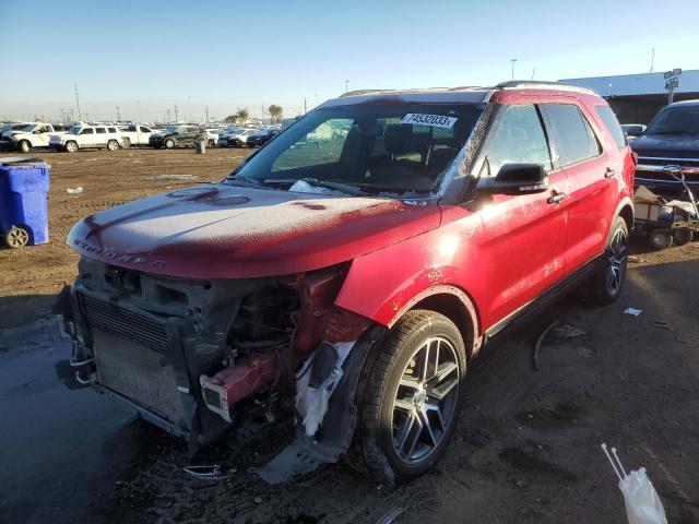 Image 1 of 2019 FORD EXPLORER SPORT 2019 with VIN 1FM5K8GT9KGB48345