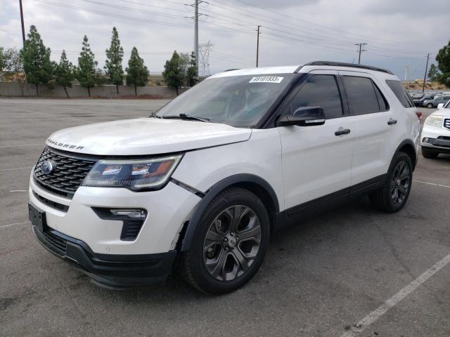 Image 1 of 2018 FORD EXPLORER SPORT 2018 with VIN 1FM5K8GT7JGC27706