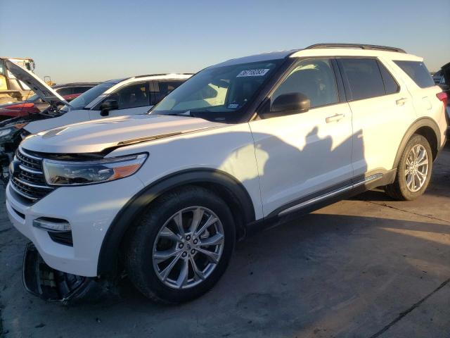 Image 1 of 2021 FORD EXPLORER XLT 2021 with VIN 1FMSK7DH9MGB20769