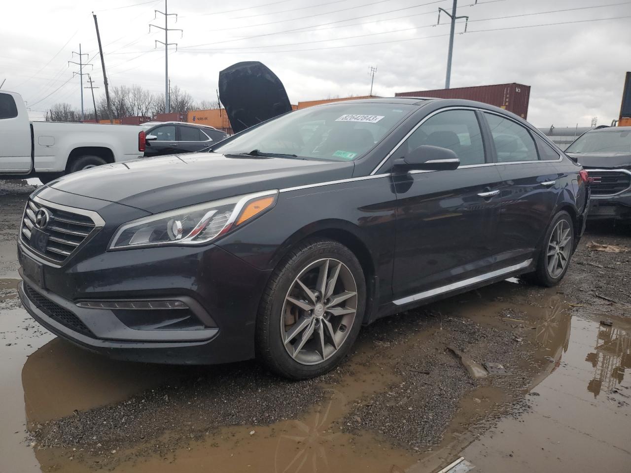 Image 1 of 2015 HYUNDAI SONATA SPORT 2015 with VIN 5NPE34AB9FH047060