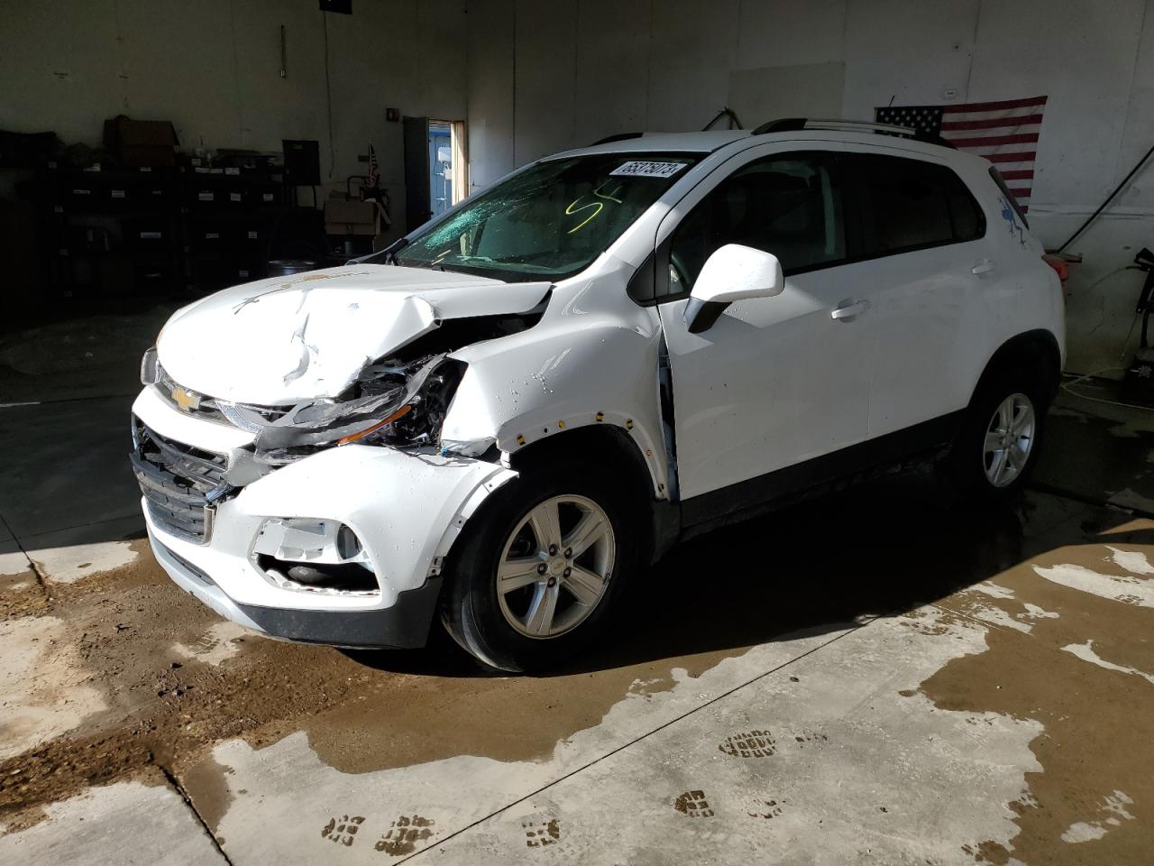 Image 1 of 2021 CHEVROLET TRAX 1LT 2021 with VIN KL7CJPSB0MB339298