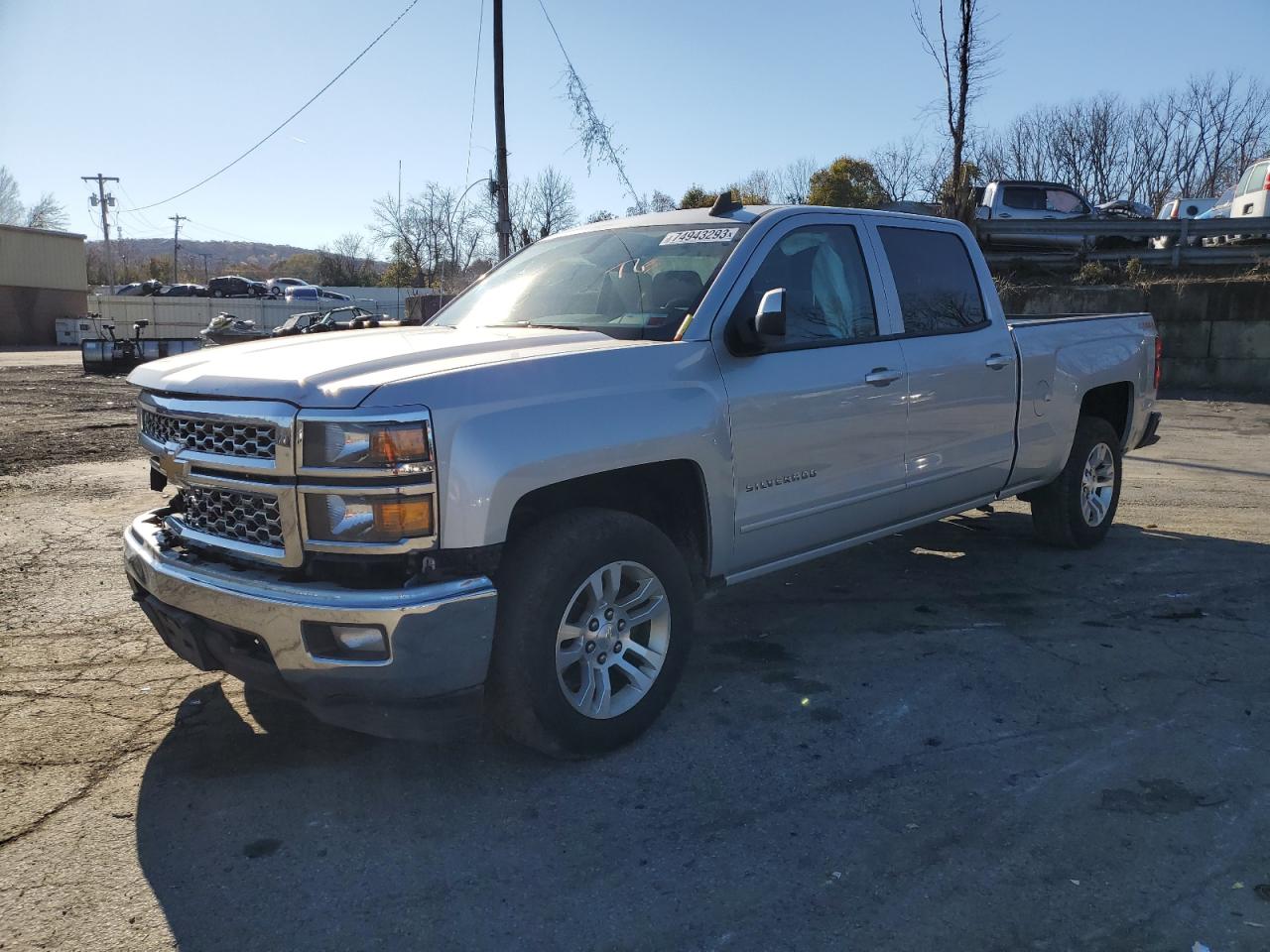 Image 1 of 2015 CHEVROLET SILVERADO K1500 LT 2015 with VIN 3GCUKREC3FG318458
