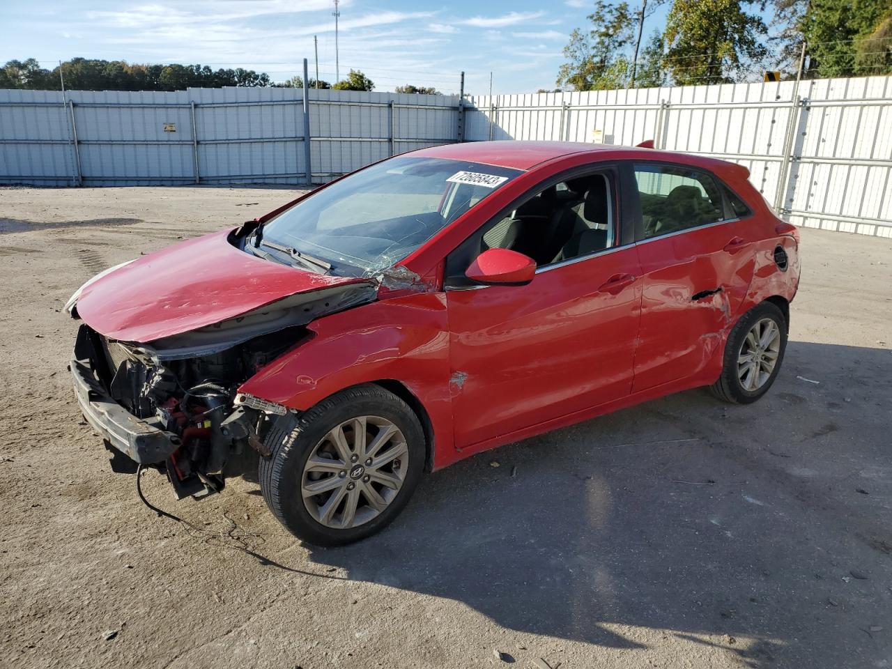Image 1 of 2013 HYUNDAI ELANTRA GT  2013 with VIN KMHD35LE3DU024171
