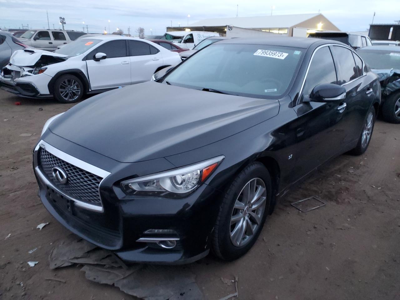 Image 1 of 2015 INFINITI Q50 BASE 2015 with VIN JN1BV7AR9FM415421