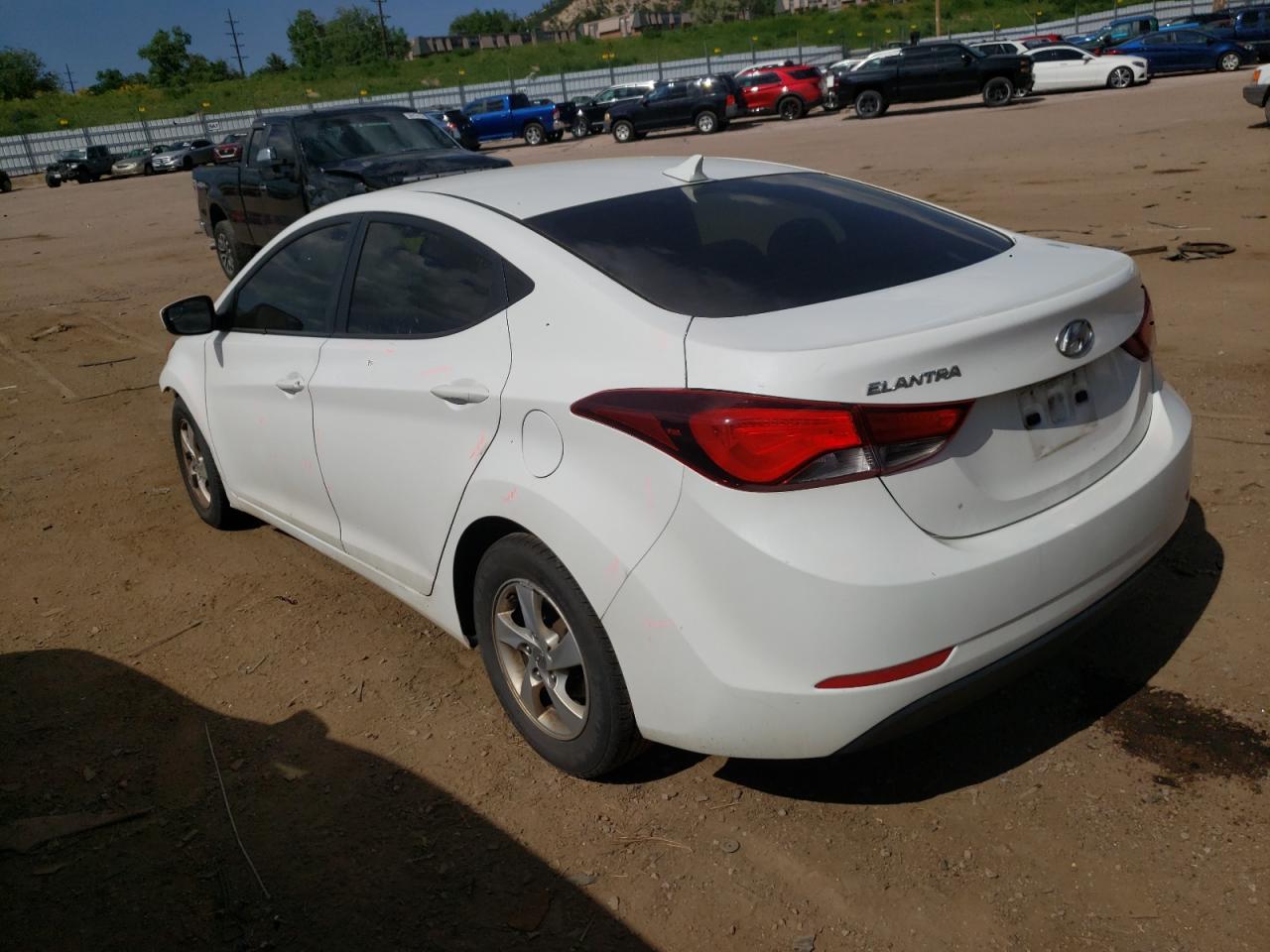 Image 2 of 2014 HYUNDAI ELANTRA SE 2014 with VIN 5NPDH4AE1EH528541