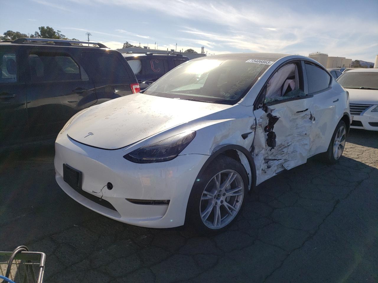Obraz 1 z 2023 TESLA MODEL Y  2023 z VIN 7SAYGDEE6PF744503