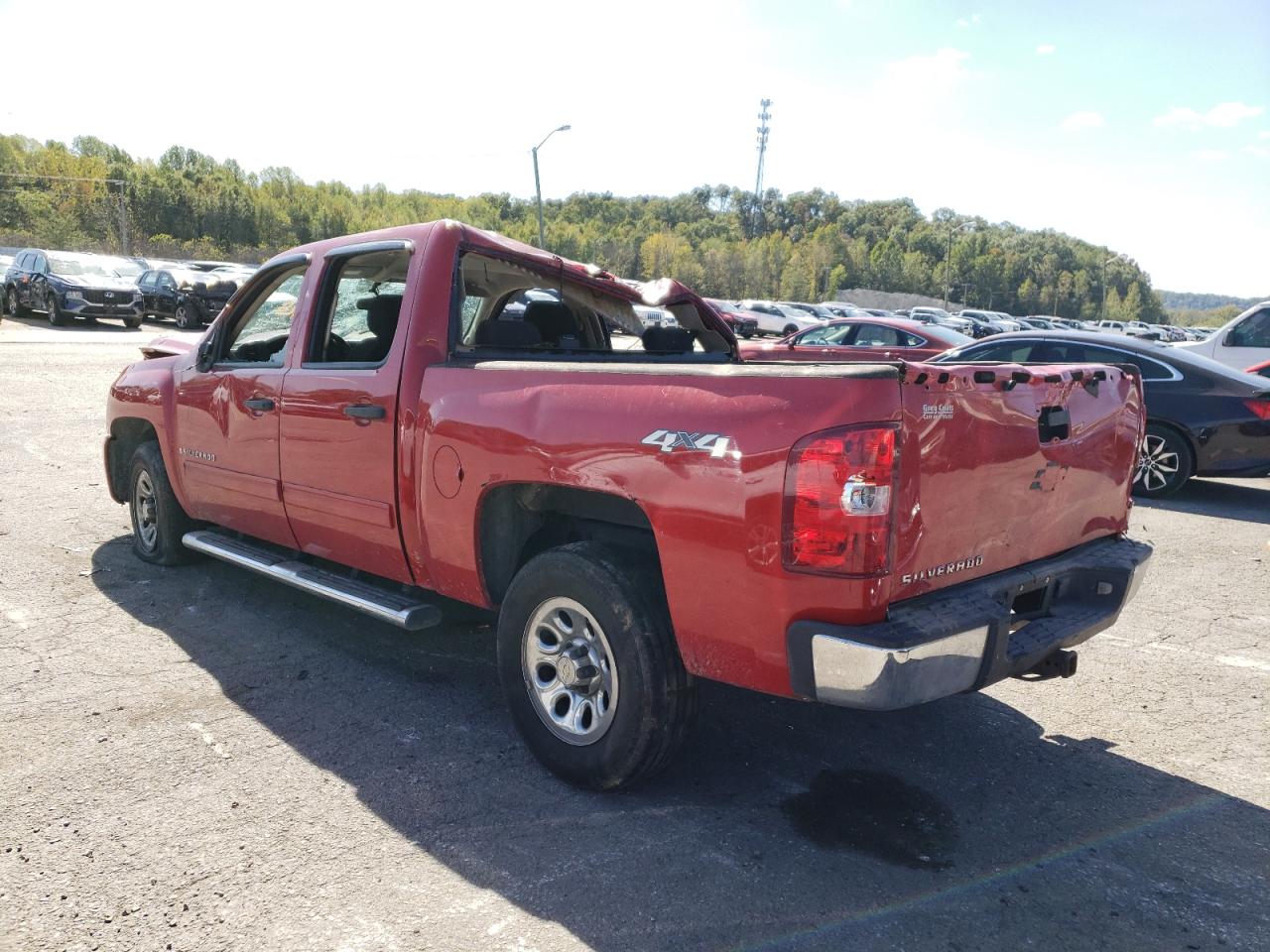 Image 2 of 2009 CHEVROLET SILVERADO K1500 2009 with VIN 2GCEK13C691138784