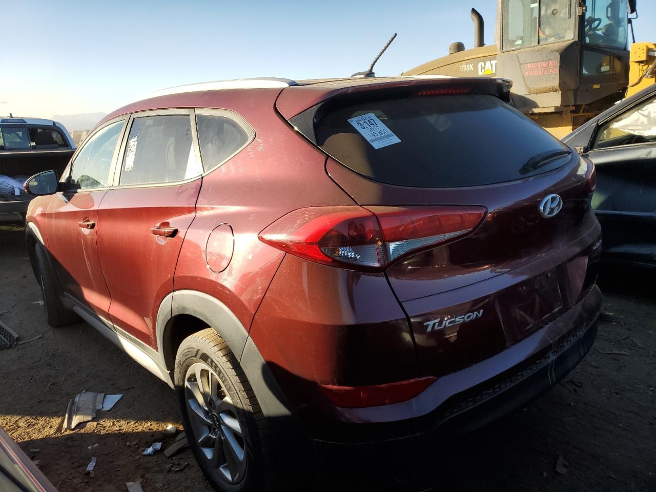 Image 2 of 2017 HYUNDAI TUCSON LIMITED 2017 with VIN KM8J33A43HU259354