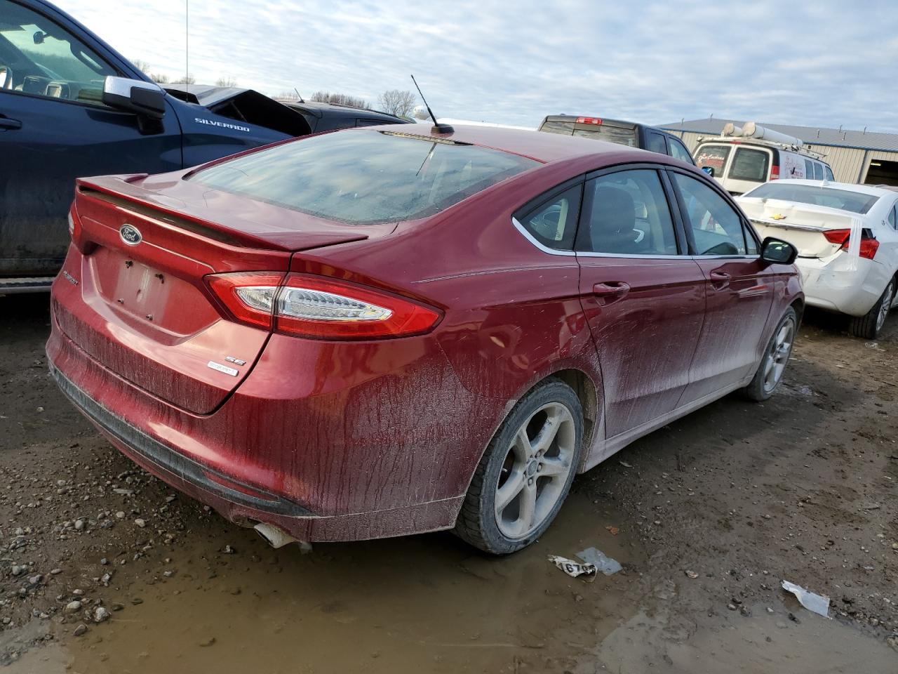 Изображение 3 2013 FORD FUSION SE 2013 с VIN 3FA6P0HR9DR141279