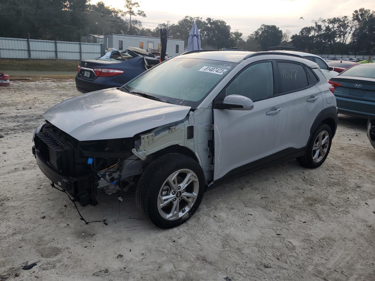 Image 1 of 2023 HYUNDAI KONA SEL 2023 with VIN KM8K62AB0PU977849