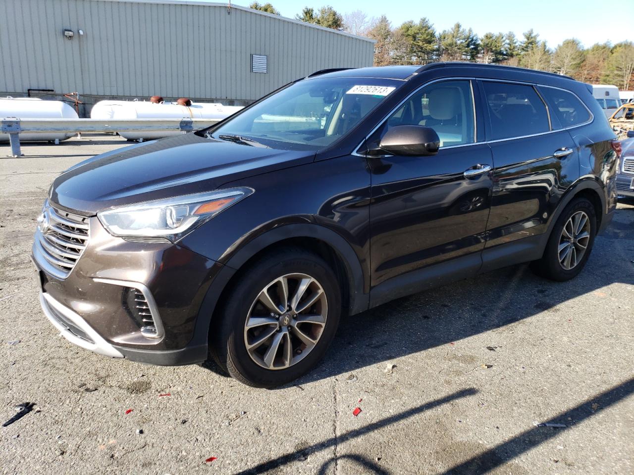 Image 1 of 2018 HYUNDAI SANTA FE SE 2018 with VIN KM8SMDHFXJU268217