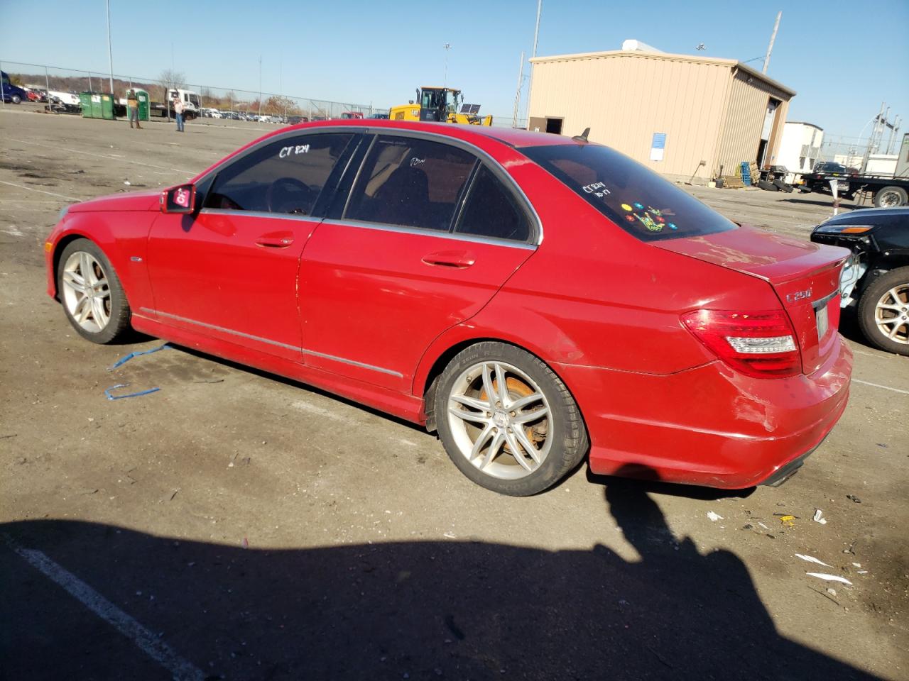 Image 2 of 2012 MERCEDES-BENZ C 250 2012 with VIN WDDGF4HBXCR233447