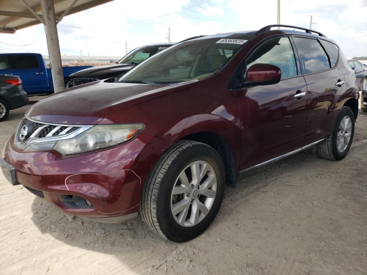 Obraz 1 z 2012 NISSAN MURANO S 2012 z VIN JN8AZ1MU7CW115956