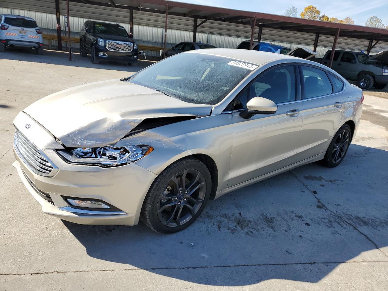 Изображение 1 2018 FORD FUSION S 2018 с VIN 3FA6P0G77JR223037