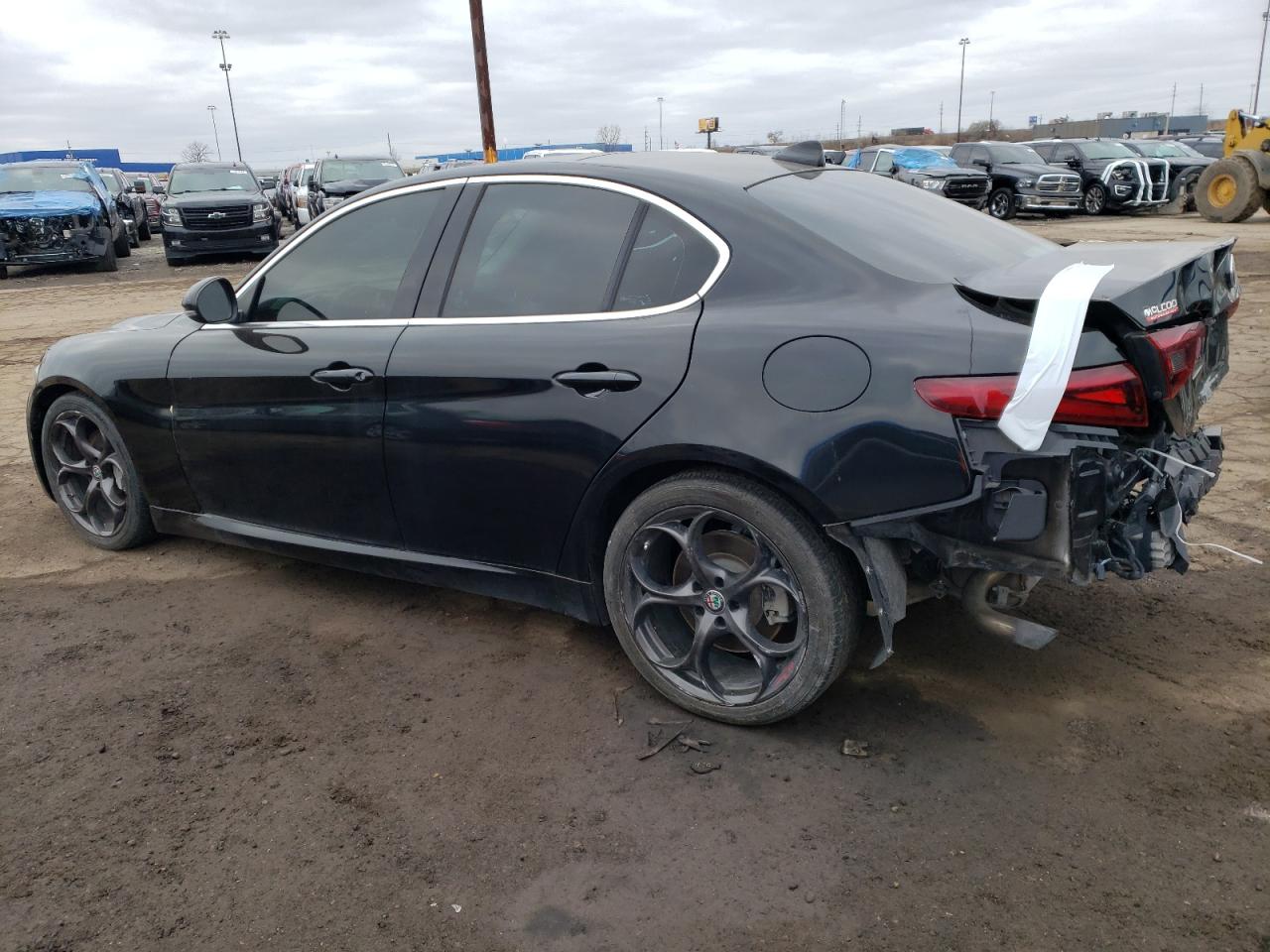 Image 2 of 2017 ALFA ROMEO GIULIA 2017 with VIN ZARFAEBNXH7535973