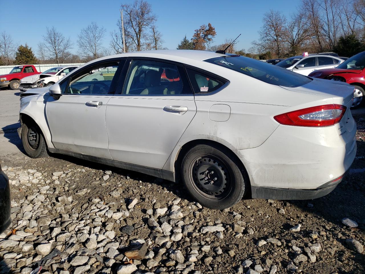 Image 2 of 2014 FORD FUSION S 2014 with VIN 3FA6P0G79ER338907