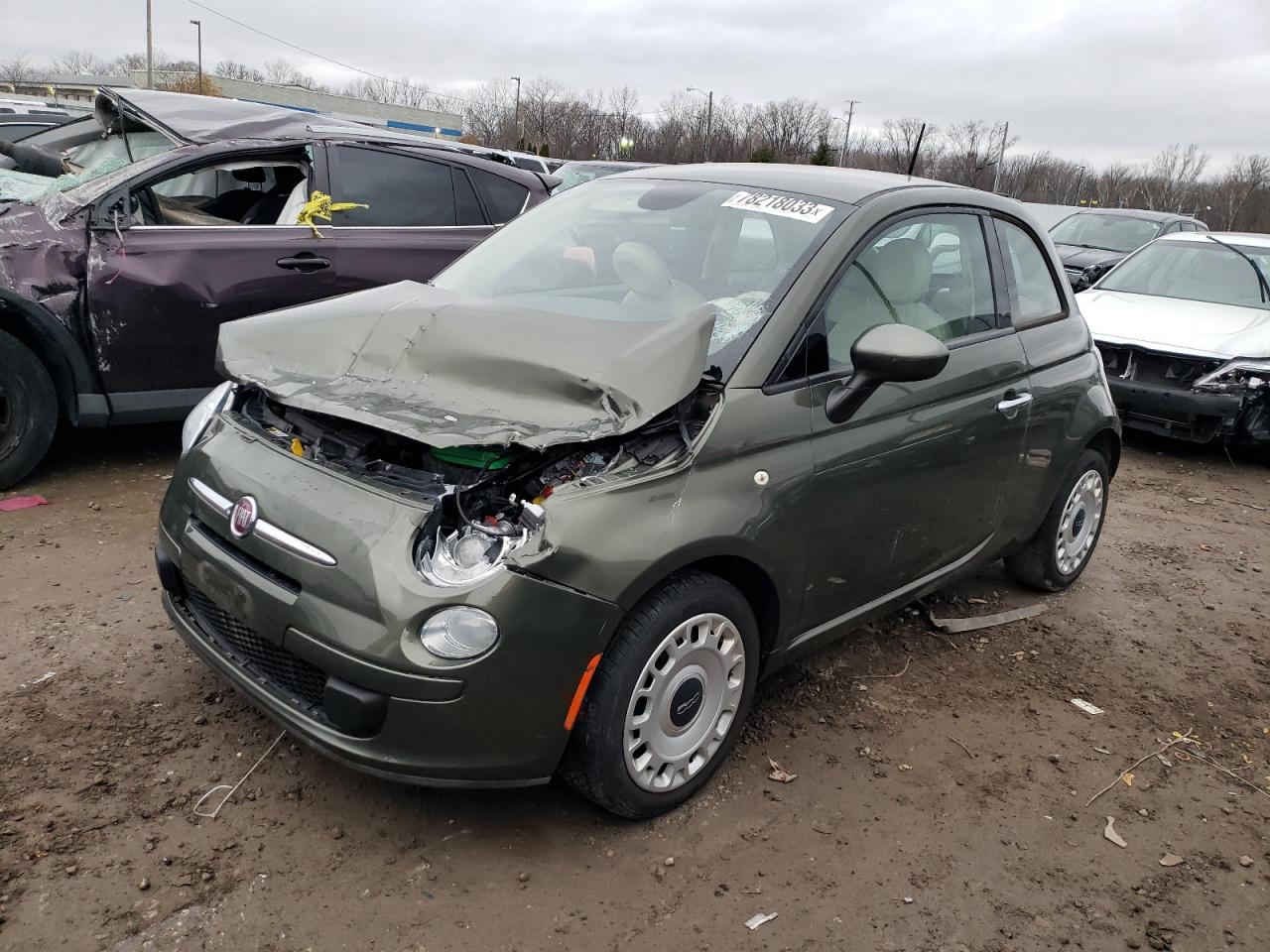 Изображение 1 2015 FIAT 500 POP 2015 с VIN 3C3CFFAR2FT502407