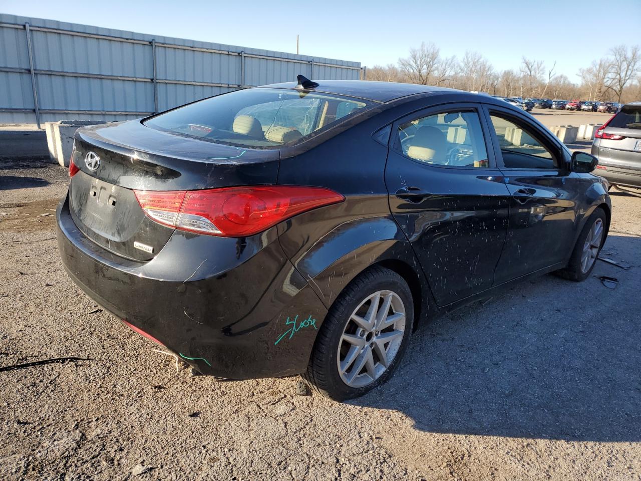 Image 3 of 2012 HYUNDAI ELANTRA GLS 2012 with VIN 5NPDH4AEXCH093158