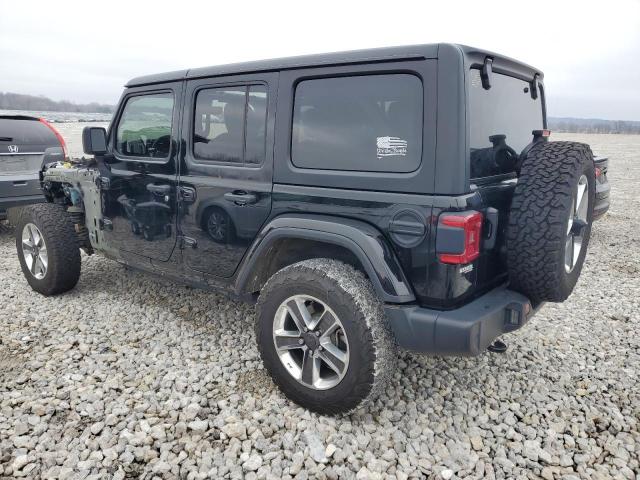 Image 2 of 2020 JEEP WRANGLER UNLIMITED SAHARA 2020 with VIN 1C4HJXEG4LW296317