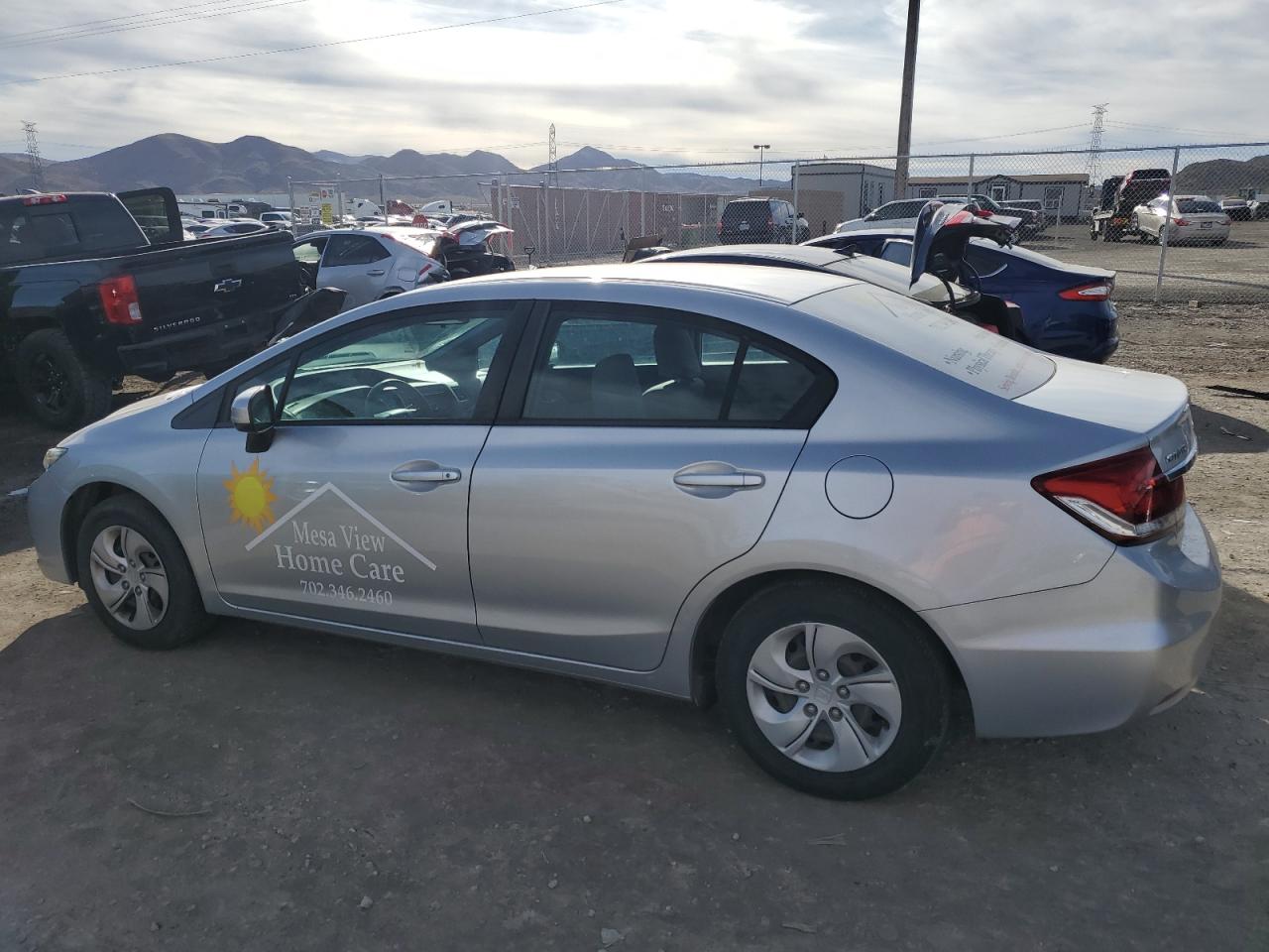 Image 2 of 2014 HONDA CIVIC LX 2014 with VIN 2HGFB2F53EH506235