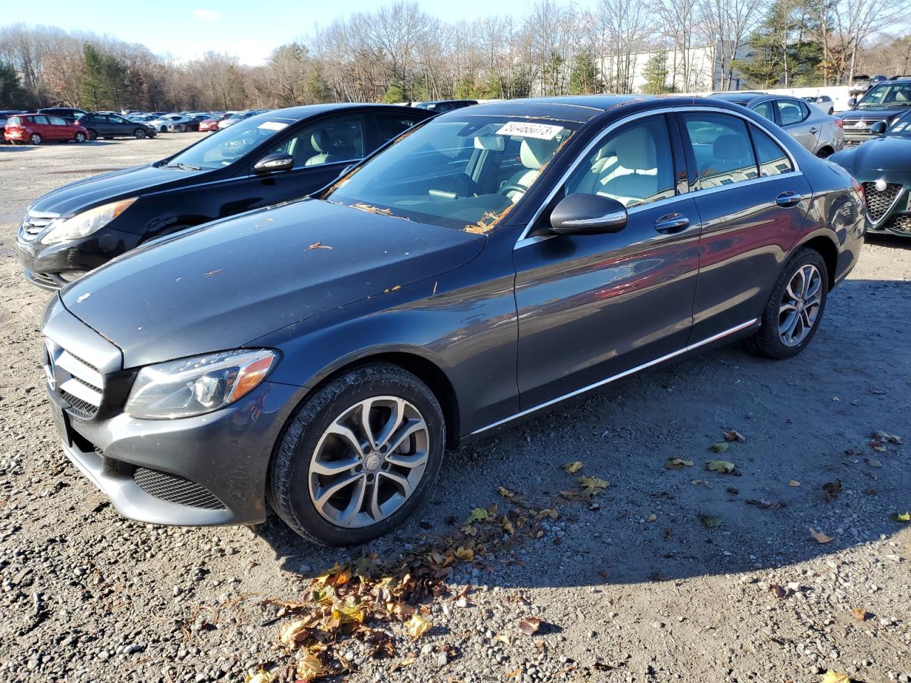 Image 1 of 2015 MERCEDES-BENZ C 300 4MATIC 2015 with VIN 55SWF4KB5FU006920