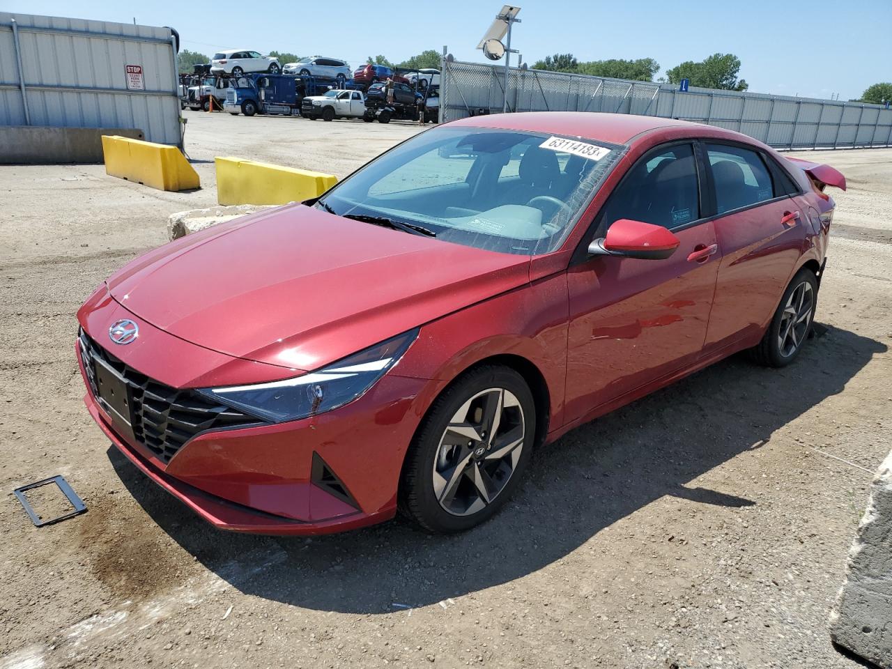 Image 1 of 2023 HYUNDAI ELANTRA SEL 2023 with VIN KMHLS4AG6PU420113