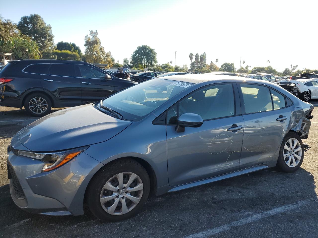 Image 1 of 2022 TOYOTA COROLLA LE 2022 with VIN JTDEPMAE8N3021249