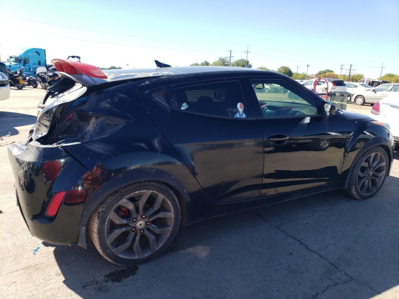 Image 3 of 2013 HYUNDAI VELOSTER 2013 with VIN KMHTC6ADXDU093788
