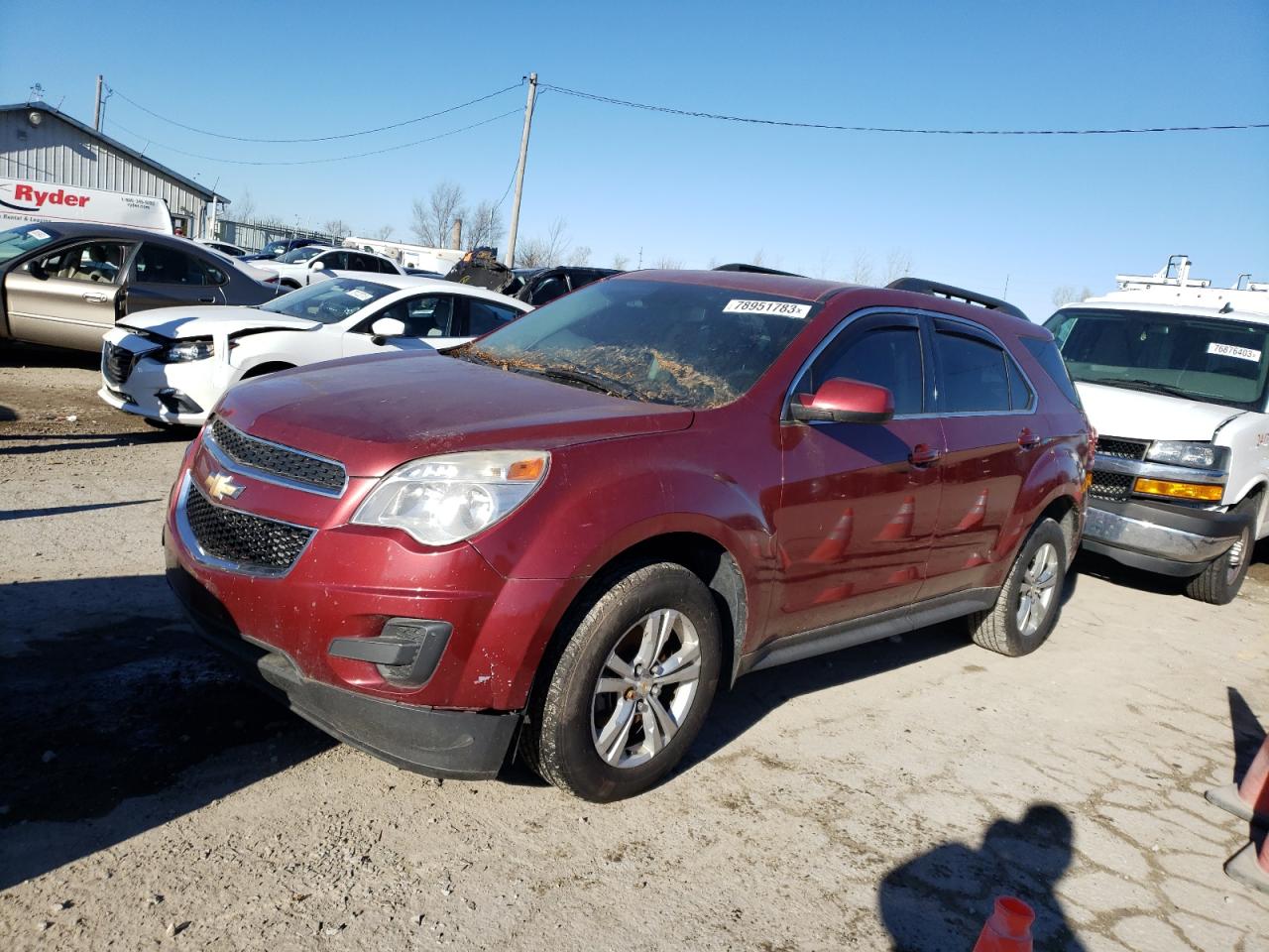 Obraz 1 z 2011 CHEVROLET EQUINOX LT 2011 z VIN 2GNALDEK4C6390780