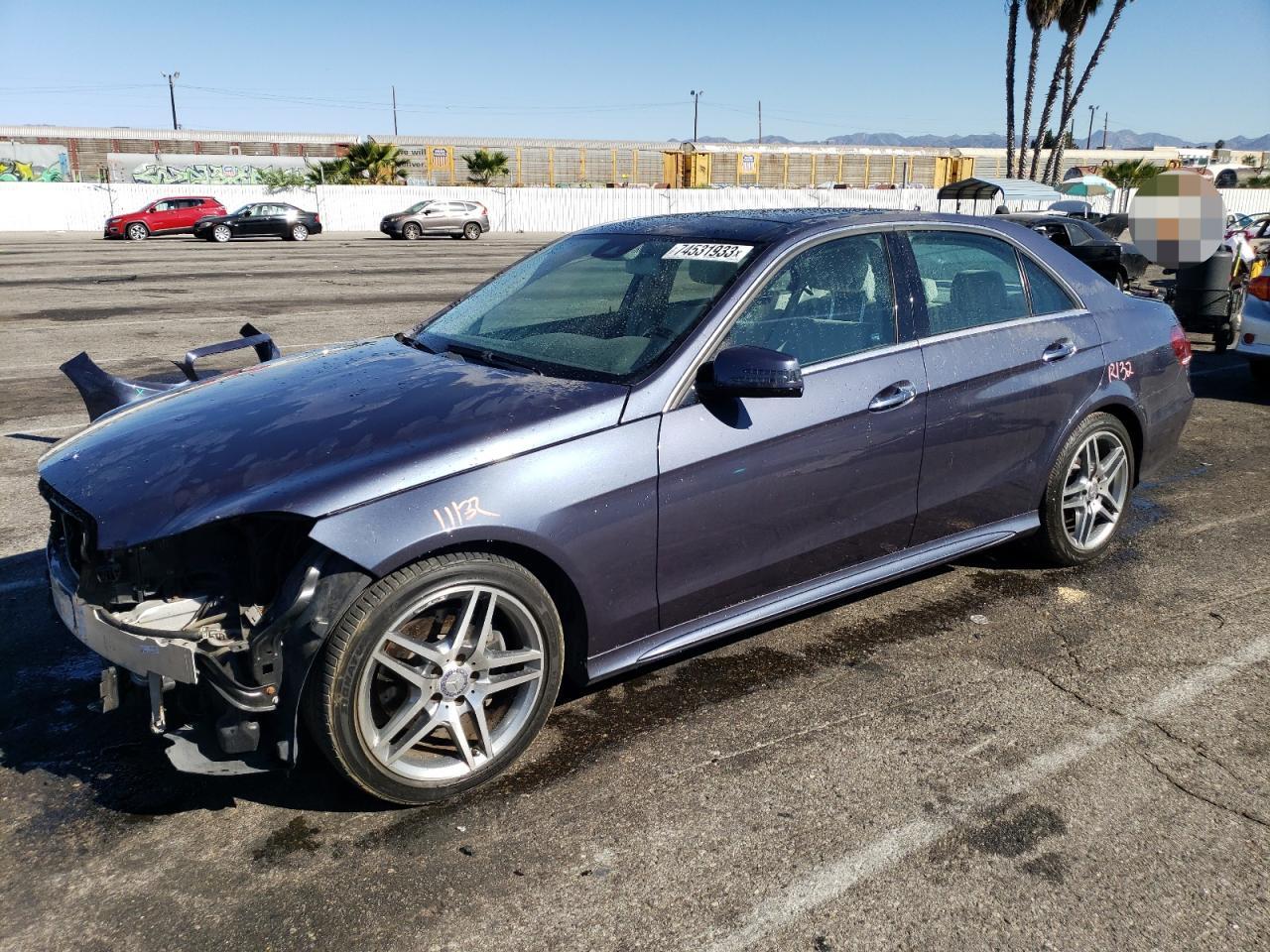 Image 1 of 2014 MERCEDES-BENZ E 350 4MATIC 2014 with VIN WDDHF8JBXEA929992