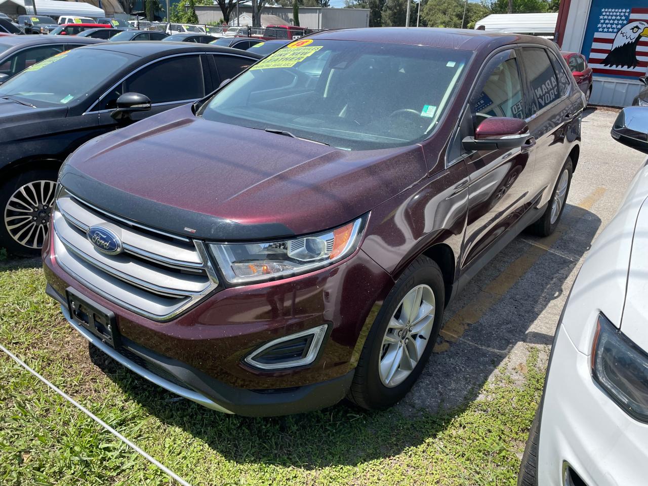 Image 2 of 2018 FORD EDGE SEL 2018 with VIN 2FMPK3J90JBB18665