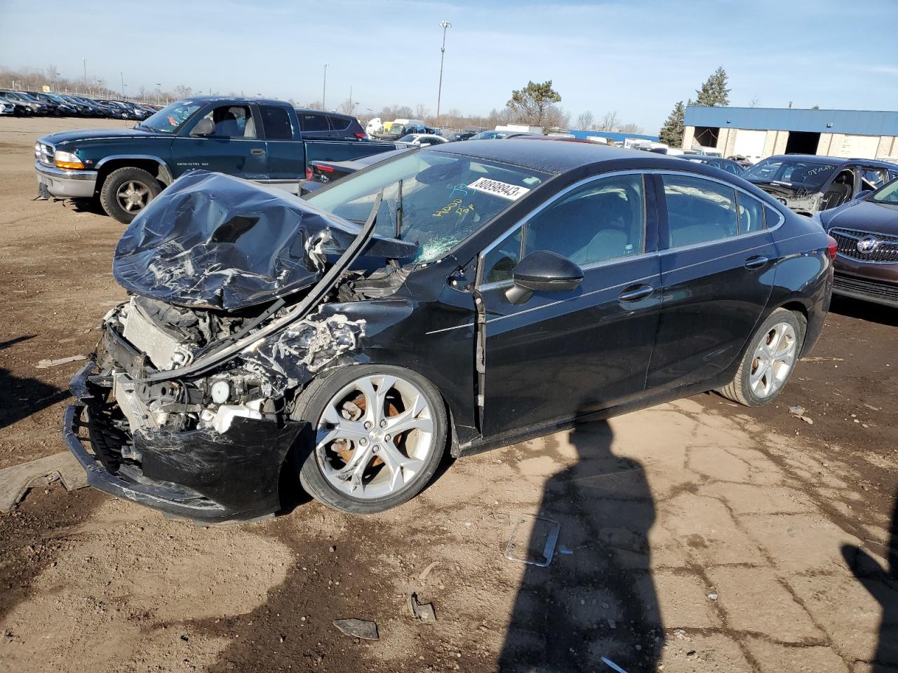 Image 1 of 2018 CHEVROLET CRUZE PREMIER 2018 with VIN 1G1BF5SM3J7105945