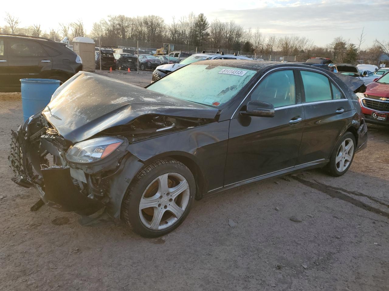 Image 1 of 2014 MERCEDES-BENZ E 350 4MATIC 2014 with VIN WDDHF8JB3EA955785