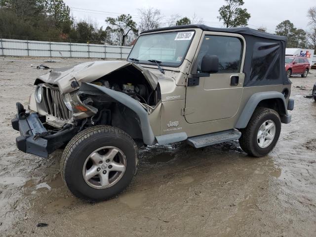 Image 1 of 2004 JEEP WRANGLER / TJ SPORT 2004 with VIN 1J4FA49S94P740687