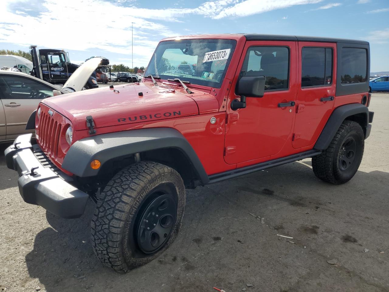 Obraz 1 z 2014 JEEP WRANGLER UNLIMITED SPORT 2014 z VIN 1C4BJWDG6EL139149