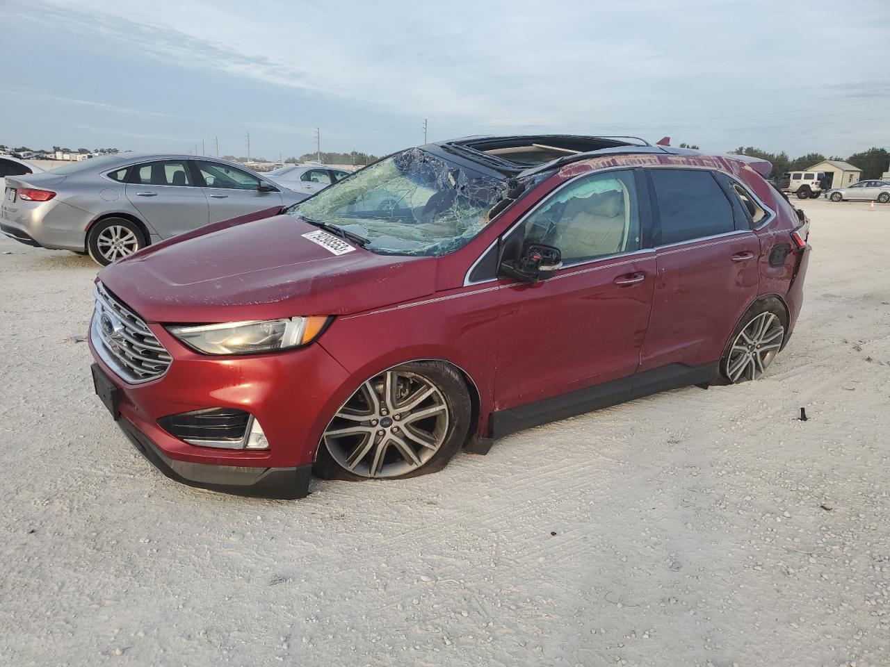 Изображение 1 2019 FORD EDGE TITANIUM 2019 с VIN 2FMPK3K99KBC47732