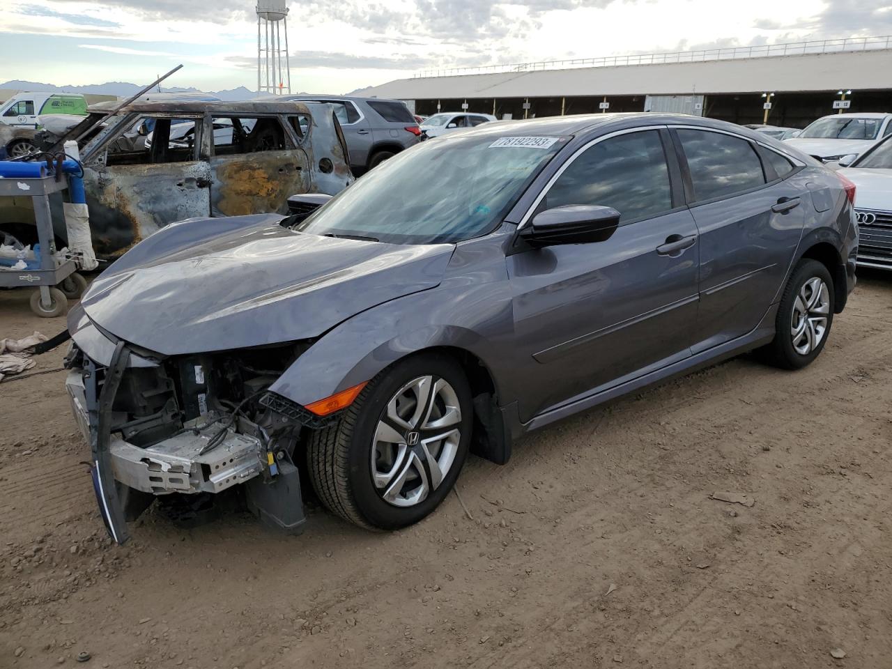 Image 1 of 2017 HONDA CIVIC LX 2017 with VIN 19XFC2F56HE075899