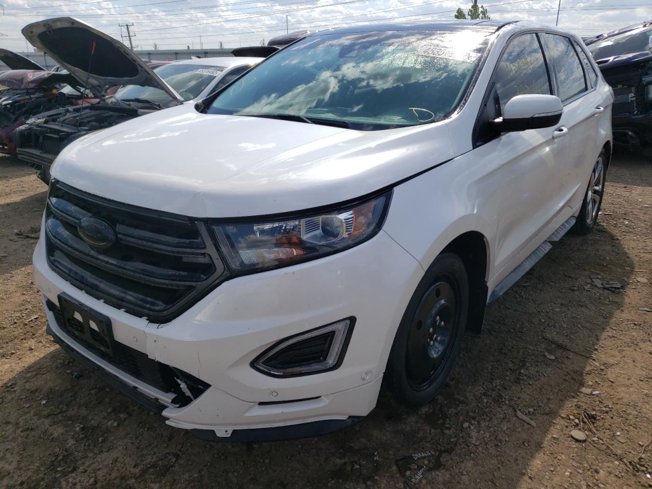 Image 2 of 2017 FORD EDGE SPORT 2017 with VIN 2FMPK4AP0HBC66619
