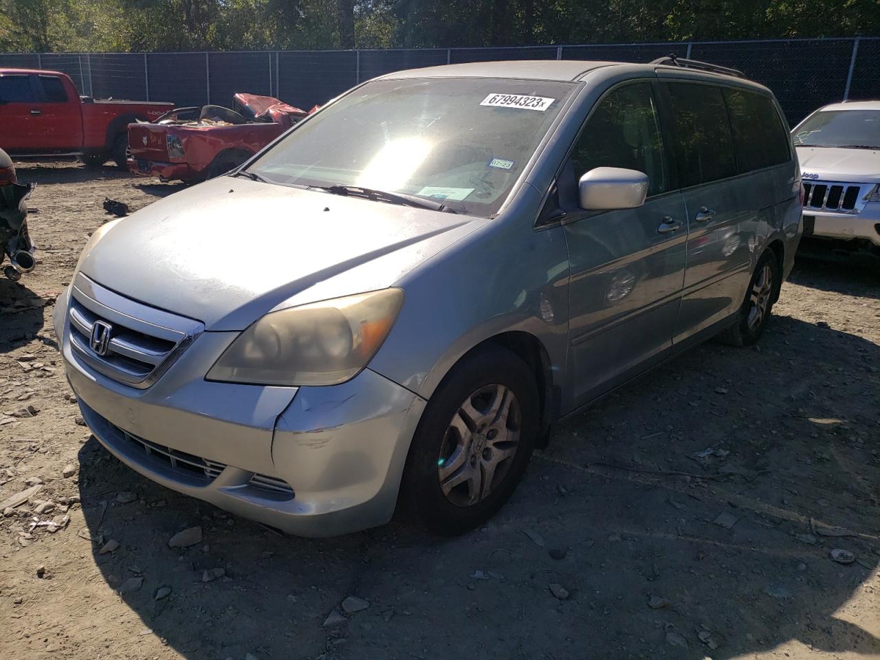 Image 1 of 2007 HONDA ODYSSEY EX 2007 with VIN 5FNRL38447B029553