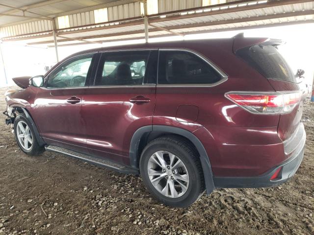 Изображение 2 2015 TOYOTA HIGHLANDER LE 2015 с VIN 5TDZKRFH4FS045385