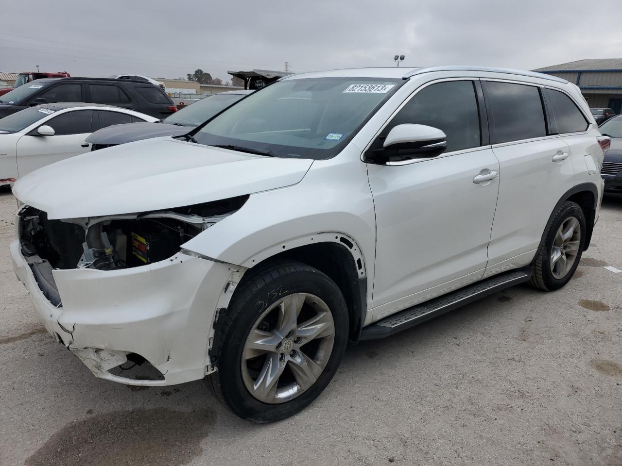 Image 1 of 2015 TOYOTA HIGHLANDER LIMITED 2015 with VIN 5TDYKRFH1FS050698