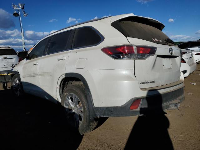 Image 2 of 2015 TOYOTA HIGHLANDER XLE 2015 with VIN 5TDJKRFH4FS189144