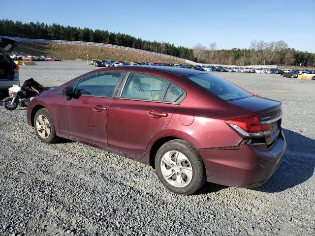 Image 2 of 2014 HONDA CIVIC LX 2014 with VIN 19XFB2F5XEE027207