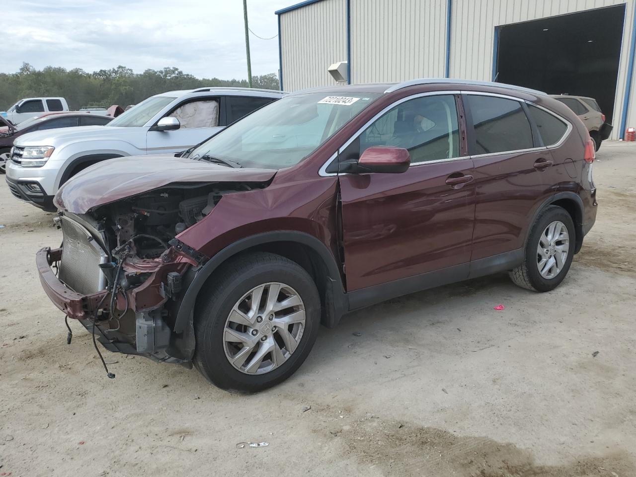 Image 1 of 2015 HONDA CR-V EXL 2015 with VIN 2HKRM3H70FH526266