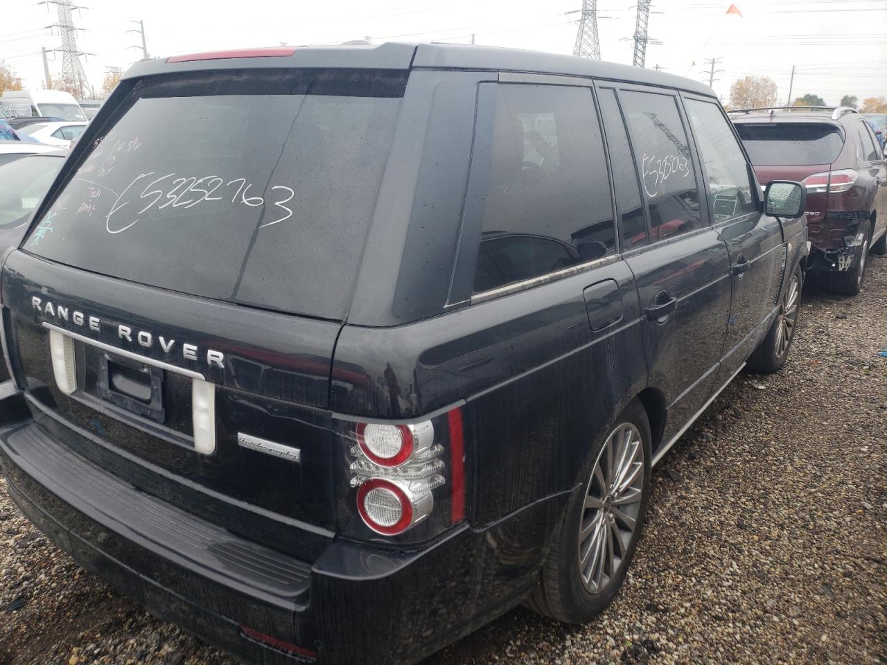 Image 3 of 2012 LAND ROVER RANGE ROVER AUTOBIOGRAPHY 2012 with VIN SALMP1E47CA383859