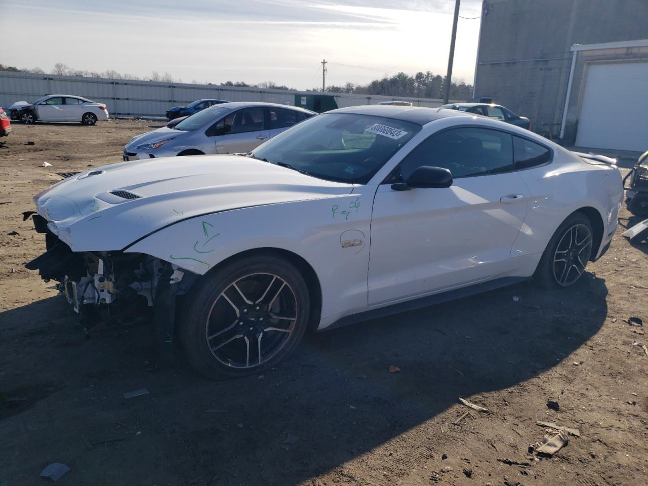 Image 1 of 2021 FORD MUSTANG GT 2021 with VIN 1FA6P8CF7M5138587