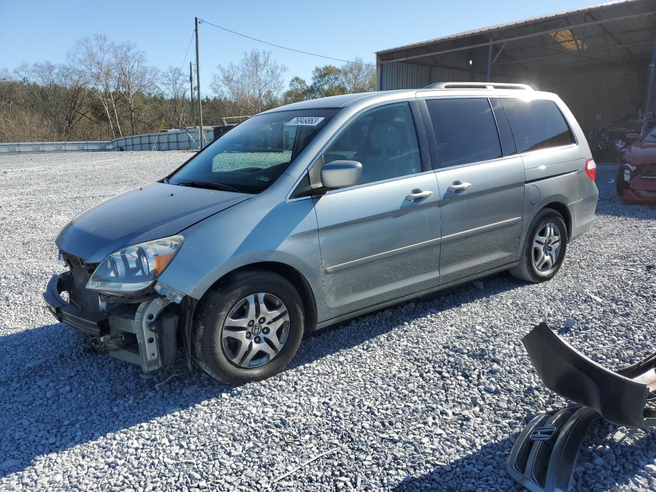 Image 1 of 2007 HONDA ODYSSEY EX 2007 with VIN 5FNRL38407B027640