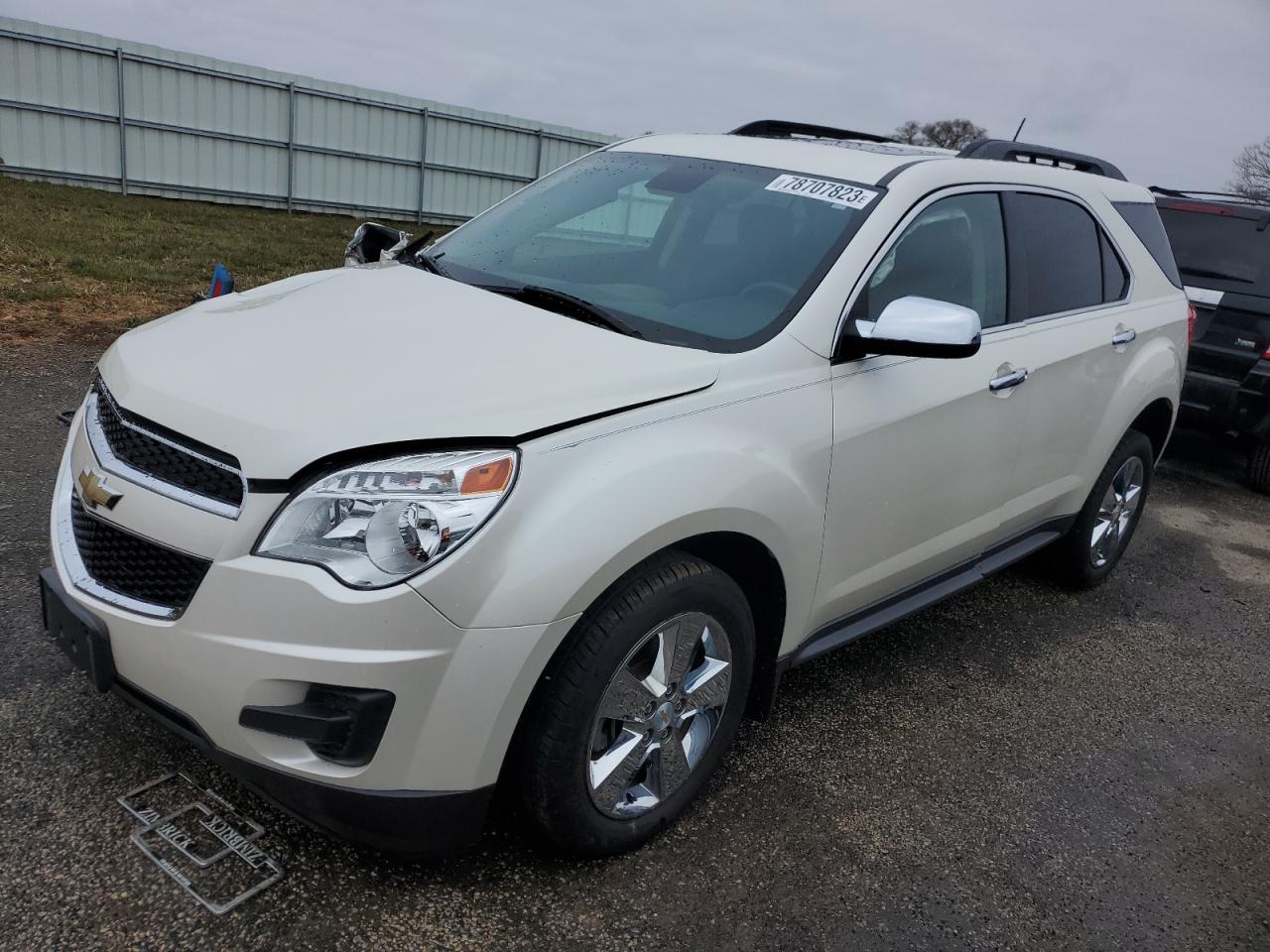 Image 1 of 2015 CHEVROLET EQUINOX LT 2015 with VIN 1GNALBEK3FZ143876