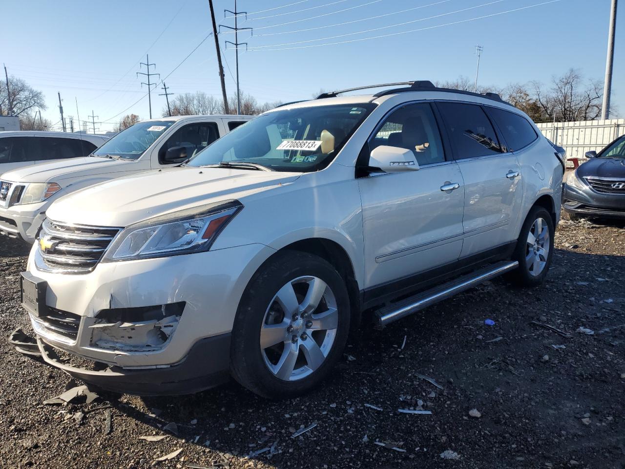 Image 1 of 2014 CHEVROLET TRAVERSE LTZ 2014 with VIN 1GNKVJKD3EJ243004